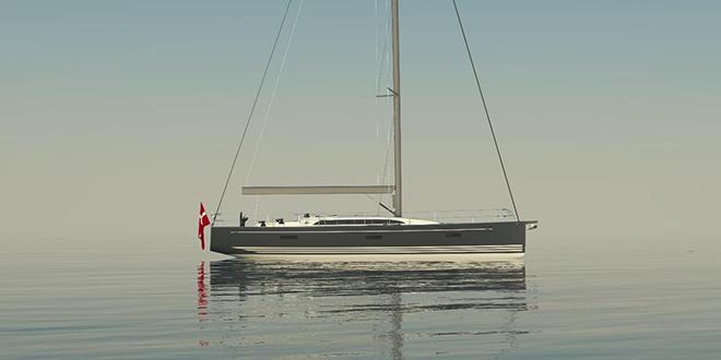 Xp 50 with new 'black grey' hull colour © X-Yachts